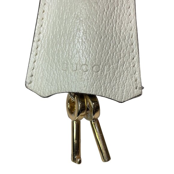 Authentic GUCCI Floral print gg supreme coated canvas small padlock shoulder bag - Picture 10 of 12